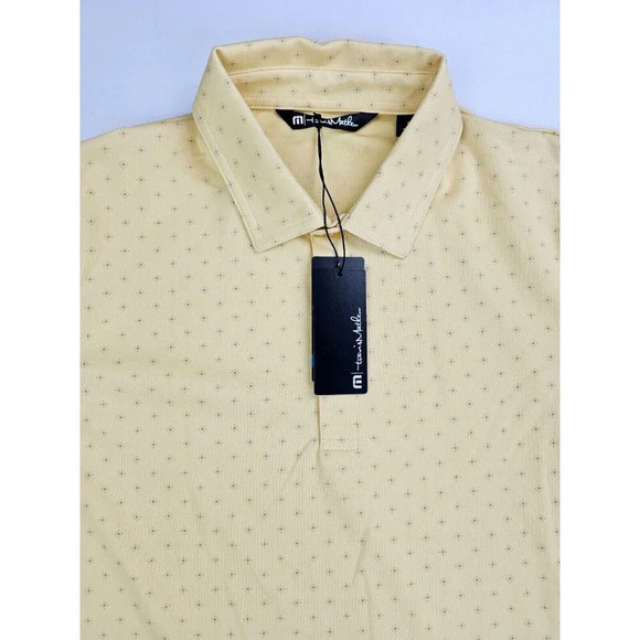 Travis Mathew Other - Travis Mathew Size Small Men's Bamboo Calm Heather Golden Cream Yellow Polo NWT
